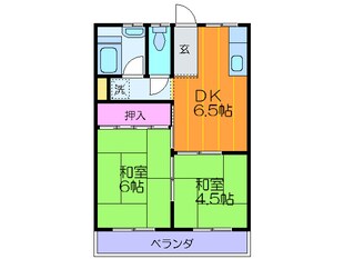 清風ハイツの物件間取画像